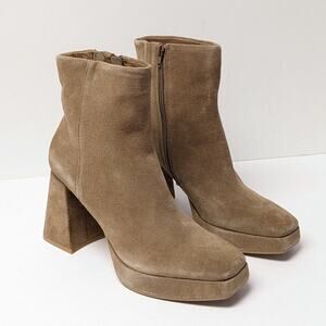 Dolce Vita Gracey Platform Booties, Mushroom, Women's 8.5